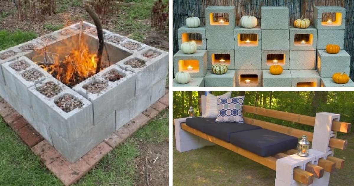 12 Awesome Home Projects Using Cinder Blocks - Homemaking.com
