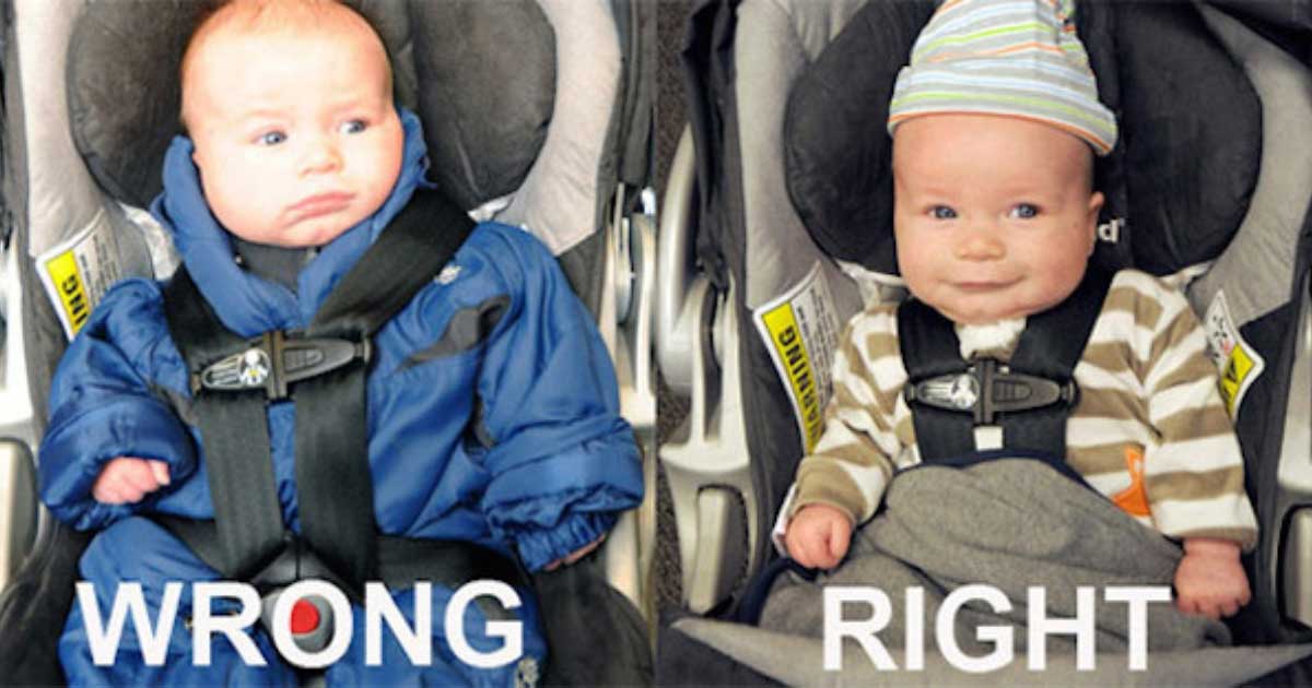 The Dangers Surrounding Children In Winter Coats And Car Seats Homemaking Com - Babies Winter Coats Car Seats