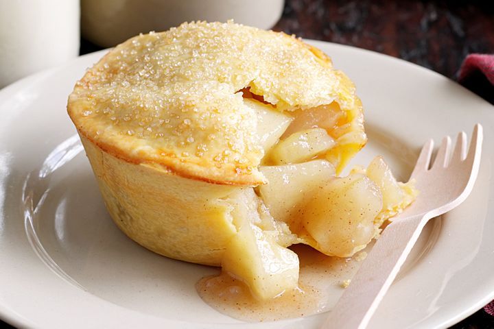 Individual apple pies