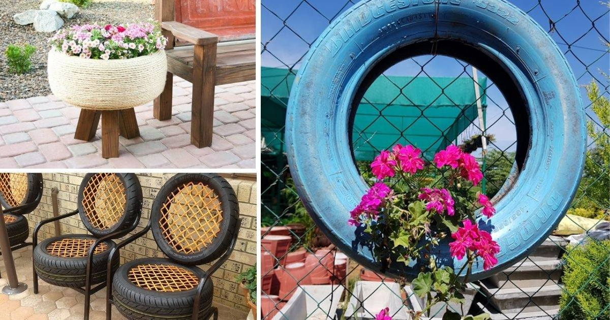 15 Fantastic Ways To Repurpose Old Tires Into Garden Decor