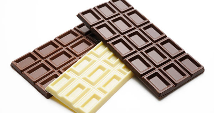 white and dark chocolate