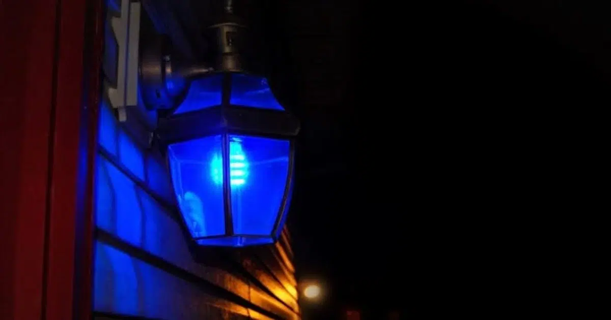 What Does a Blue Porch Light Mean?