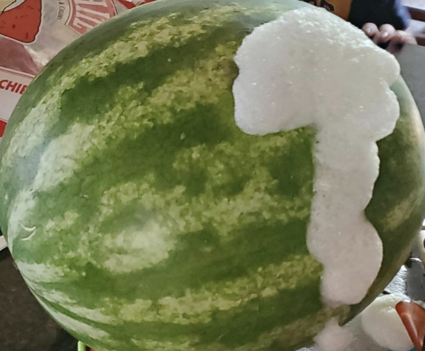 foaming watermelon
