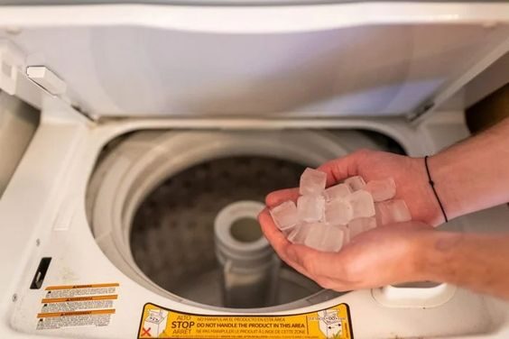 simple hurricane hack: ice in a washing machine