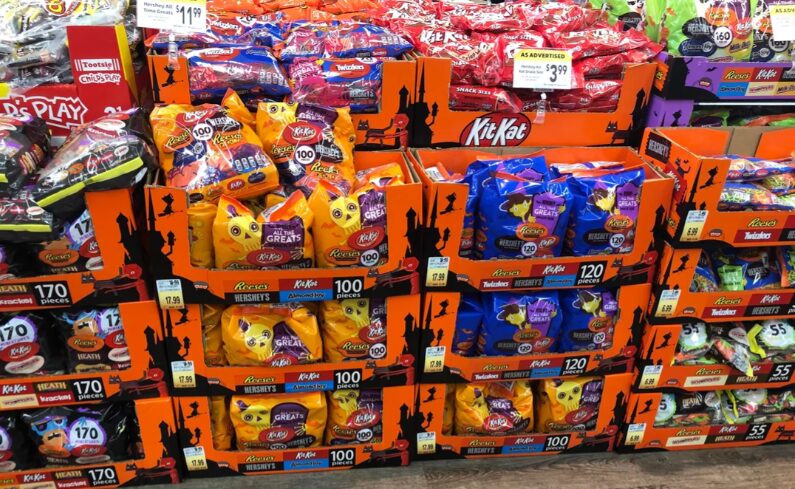 Cheapest Halloween candy.