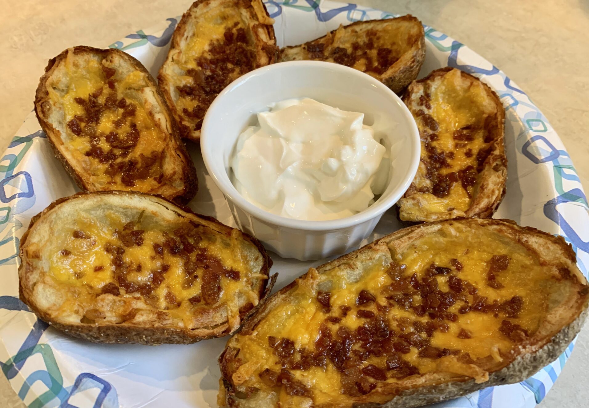 crispy potato skins