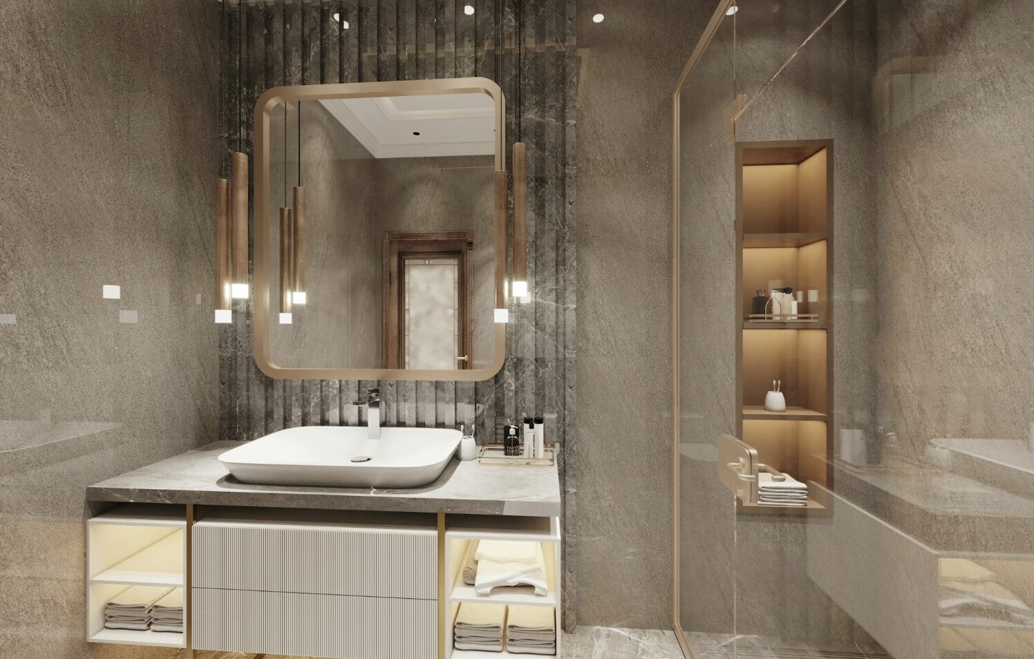 bathroom smelling nice