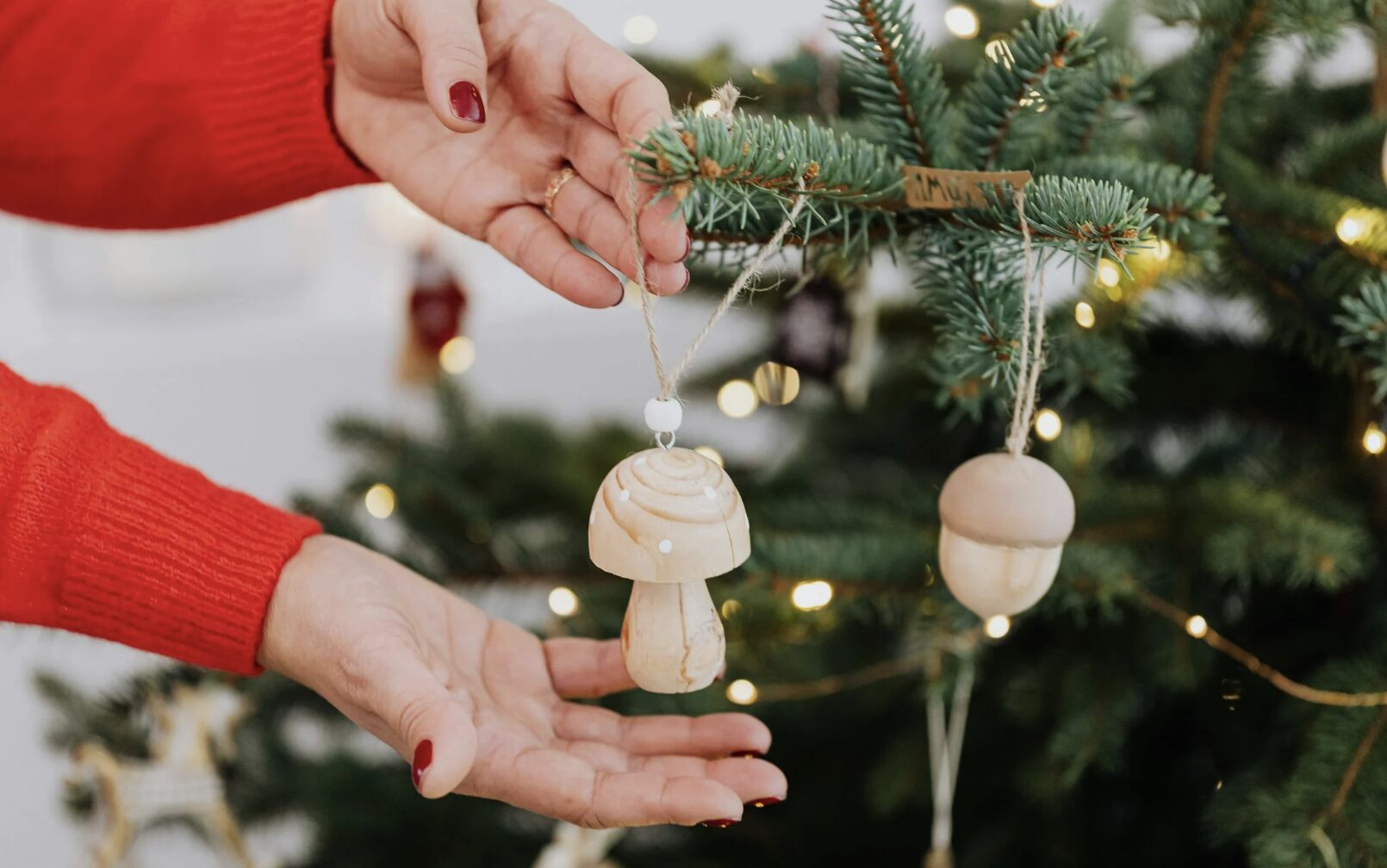 mushroom christmas decoration