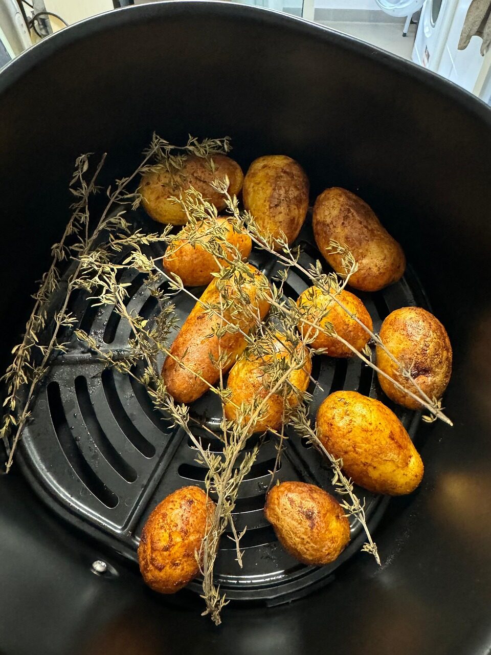 potatoes in an air fryer