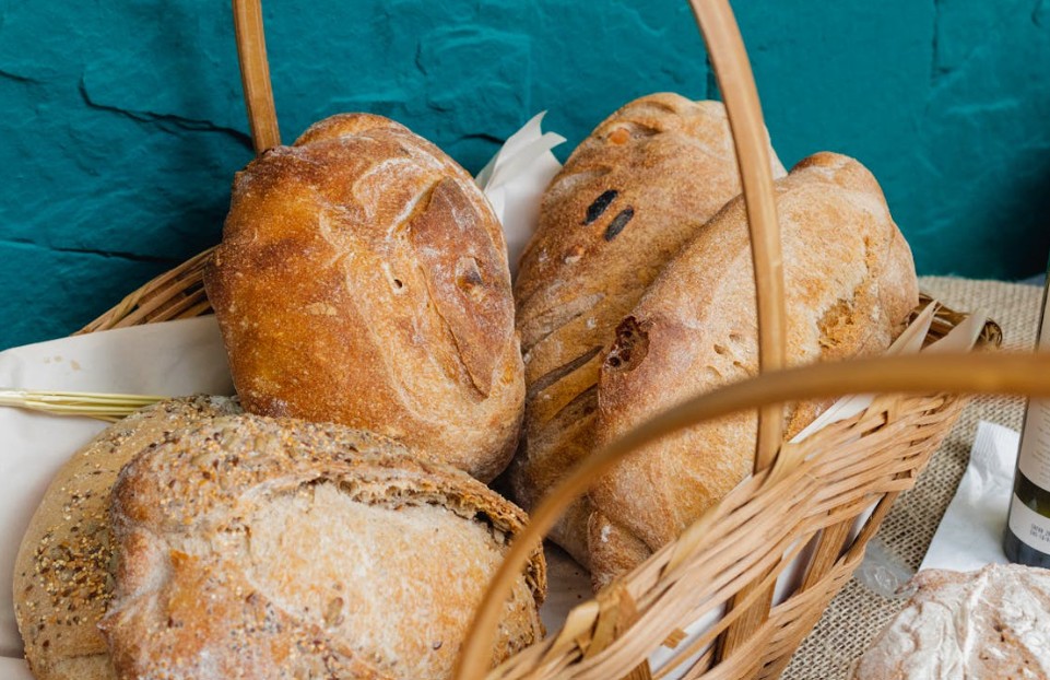 breads in a basket