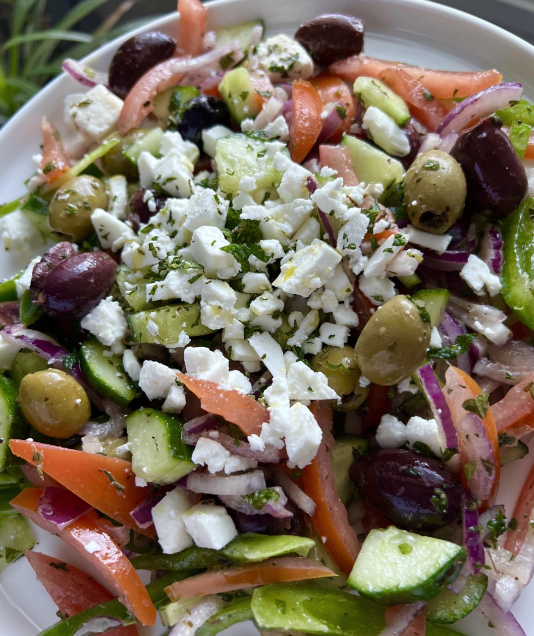 delicious greek salad