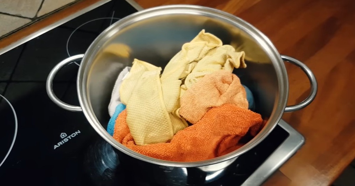 People Are Boiling Their Kitchen Towels — But Should You?