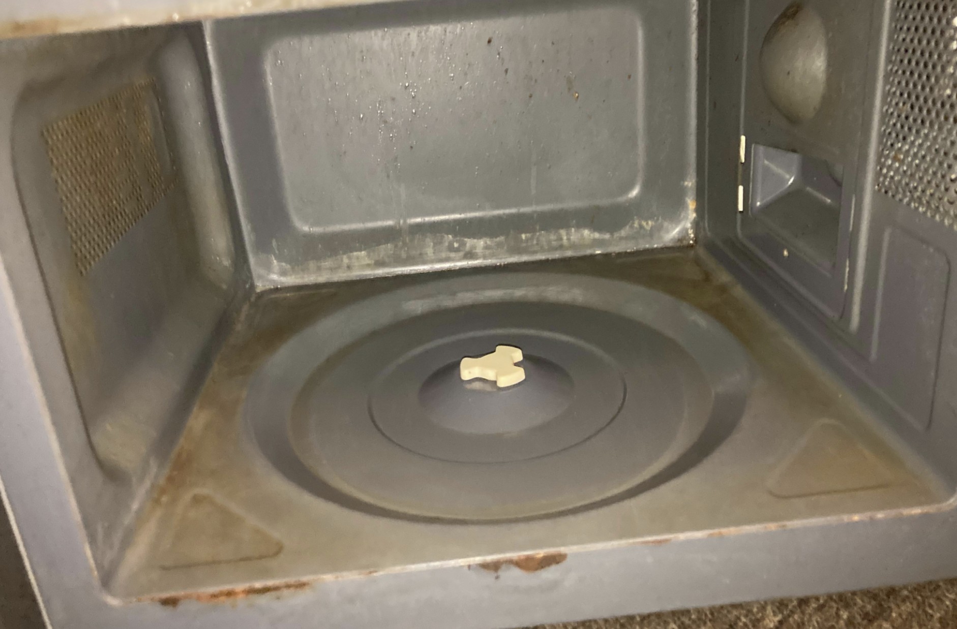 dirty microwave