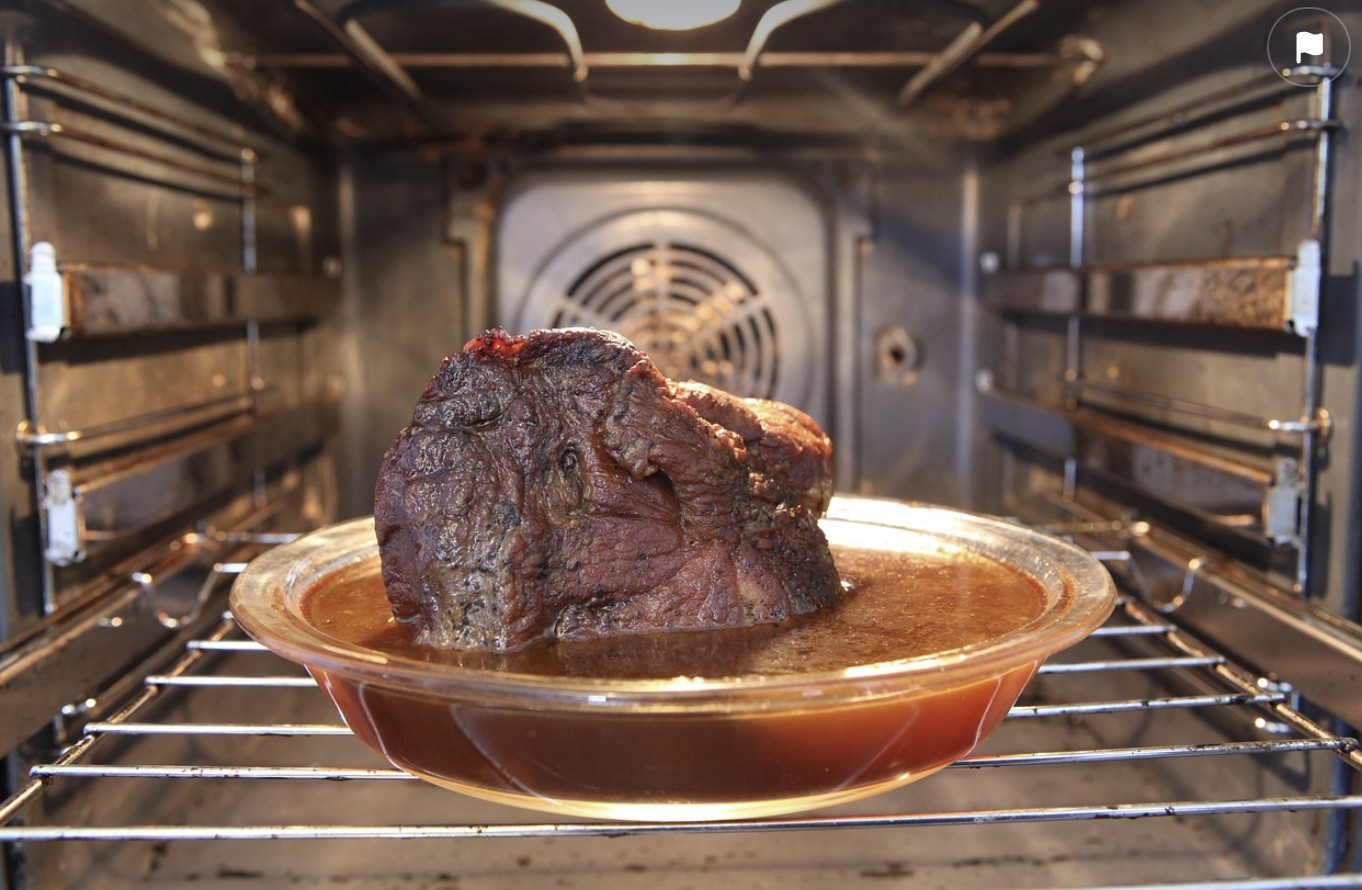 oven roasting meat