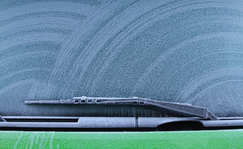 windshield icy