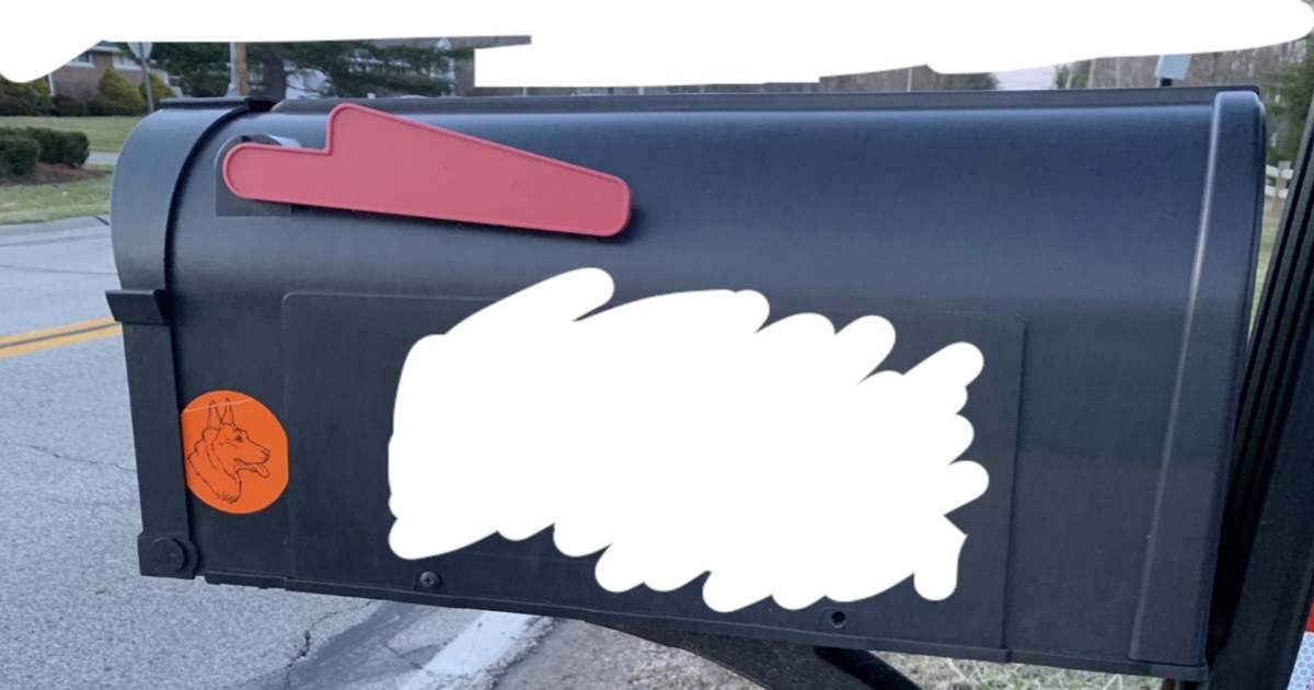 What a Paw-Print Sticker on a Mailbox Means