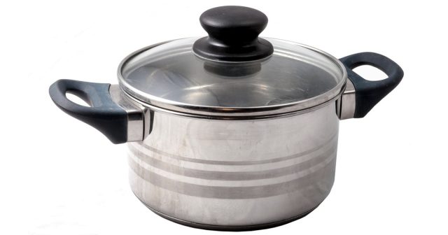stainless steel pot