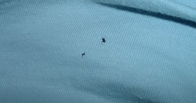 holes in clothes