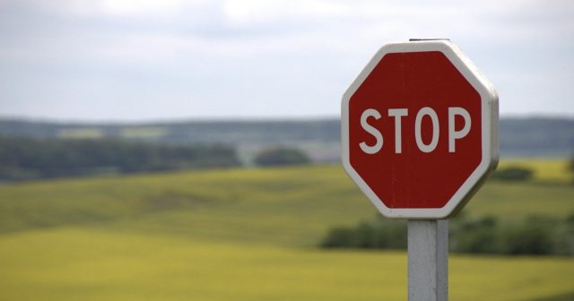 stop sign