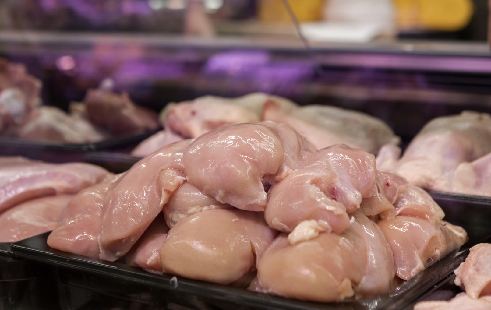 meat on display