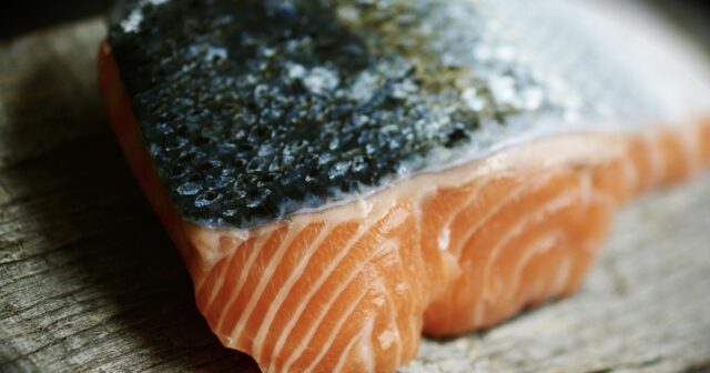 salmon skin