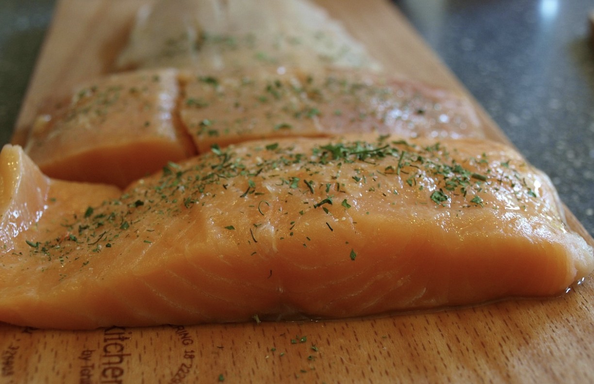 cooked salmon