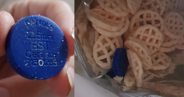 blue disc in chips