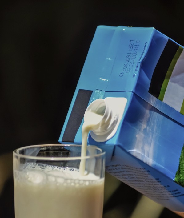 pouring milk