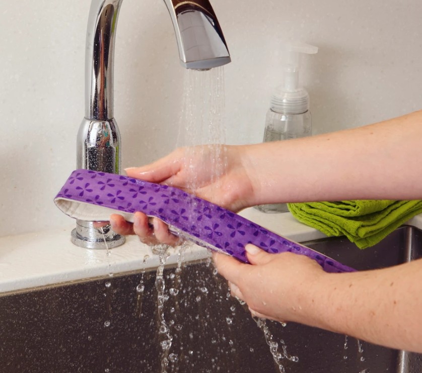 washing baking strips
