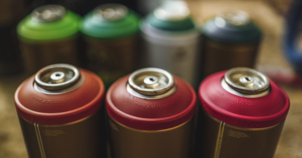 paint cans